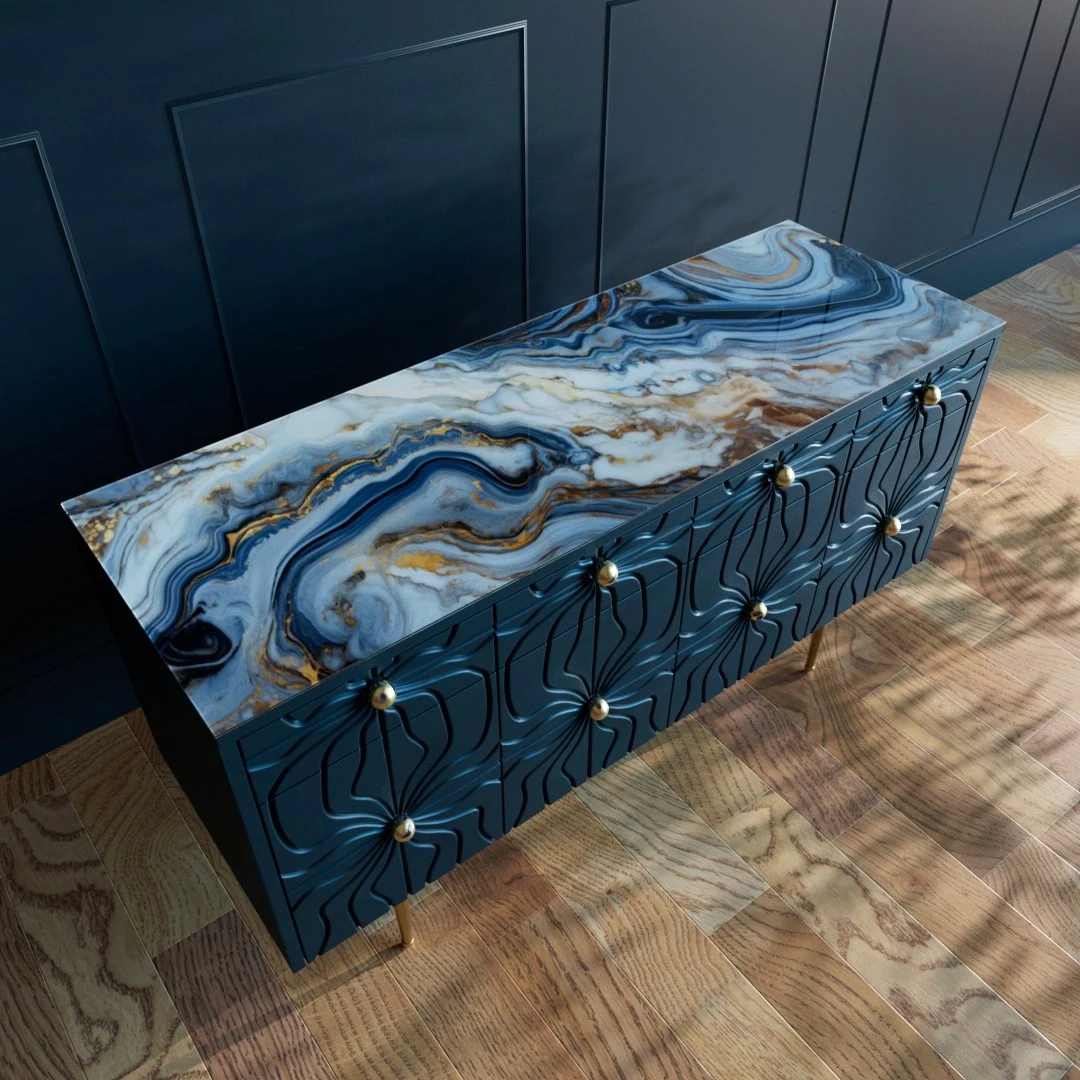 Sculptural Sideboards — Eugene Zalan furniture